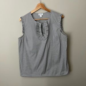 Stitch Fix Market & Spruce Madissen Pleat Detail sleeveless top large